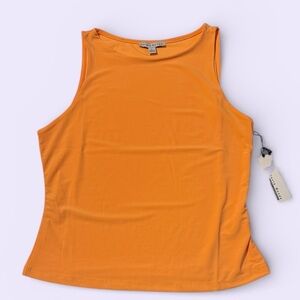 Haute Monde Vibrant Orange Tank Top for womens size L large